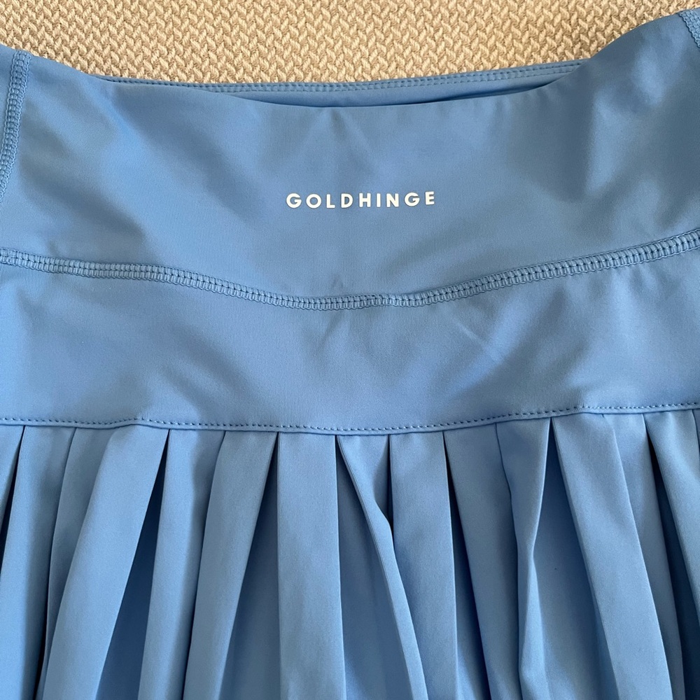 Goldhinge Light Blue Women's Pleated Skort Size XS - Picture 7 of 7